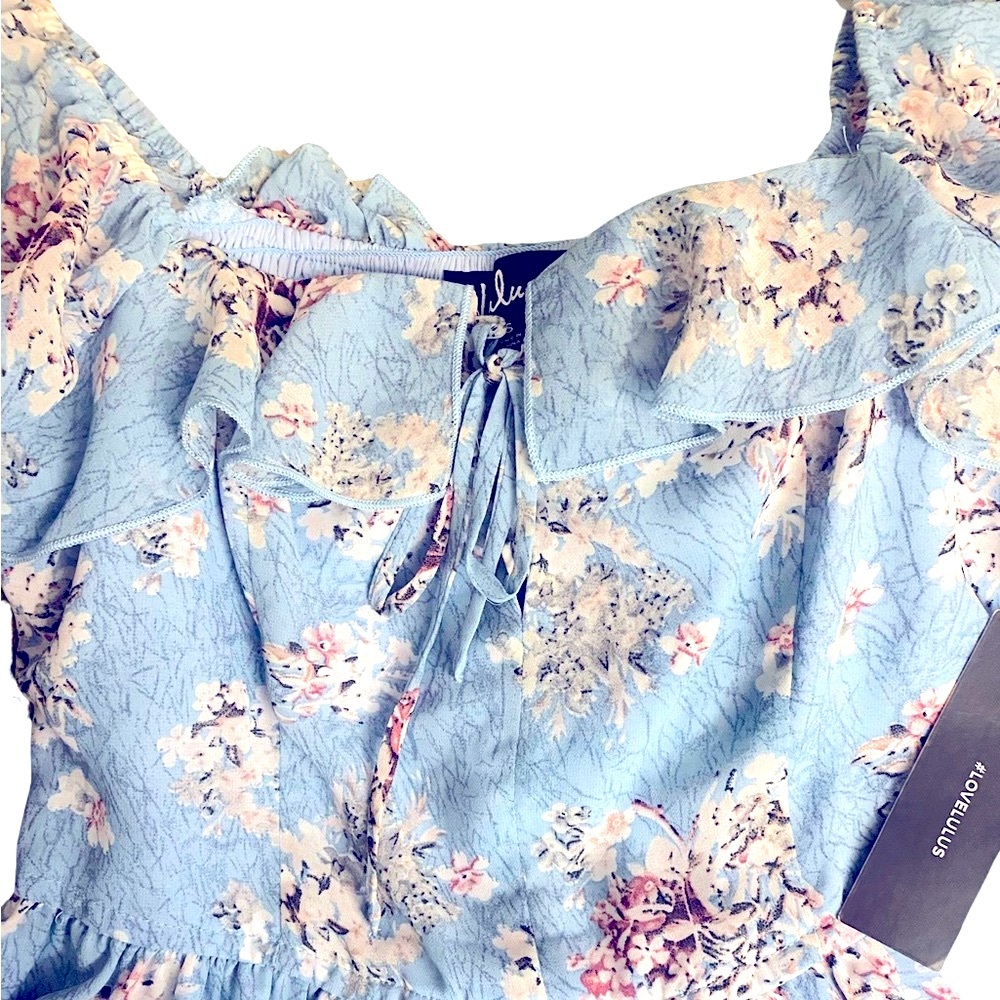 NWT Lulu’s cottagecore floral dress - Picture 3 of 3